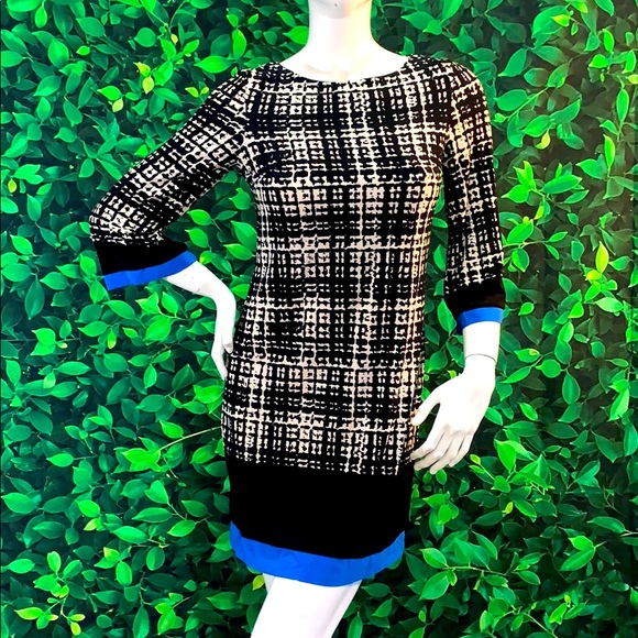 Eliza J elegant classy shift dress NWT m BORDERS 8
